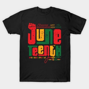 Juneteenth 1865 Words celebration T-Shirt